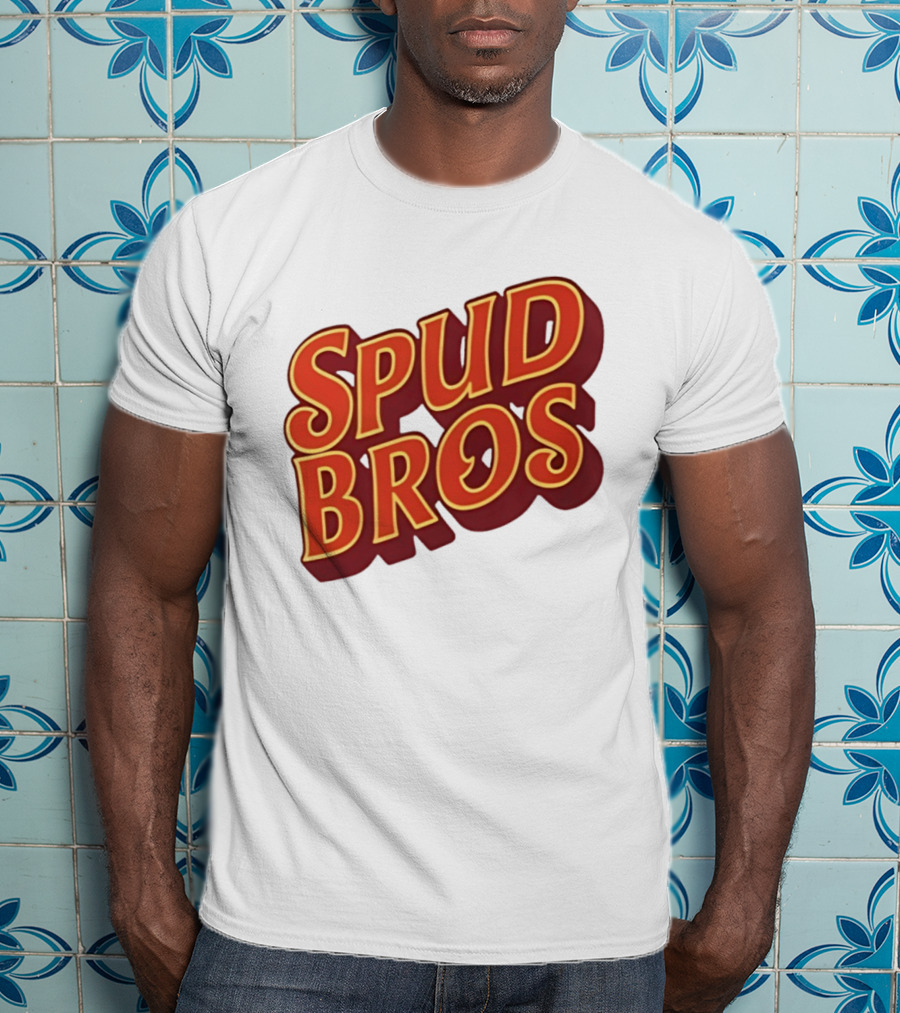 Spud Bros Joe Tessitore Playful Retro Font T-Shirt