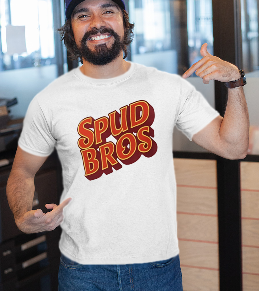 Spud Bros Joe Tessitore Playful Retro Font T-Shirt