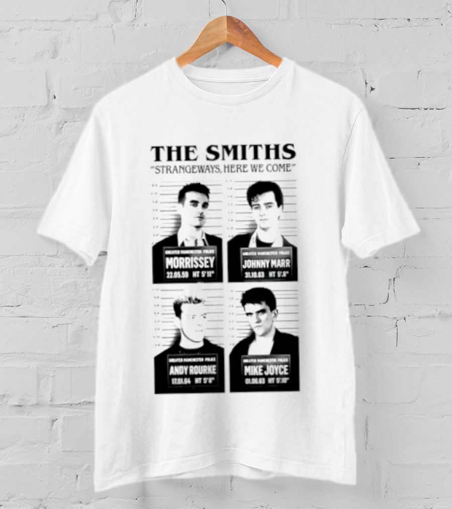 The Smiths Strangeways Here We Come Morrissey Johnny Marr Shots T-Shirt