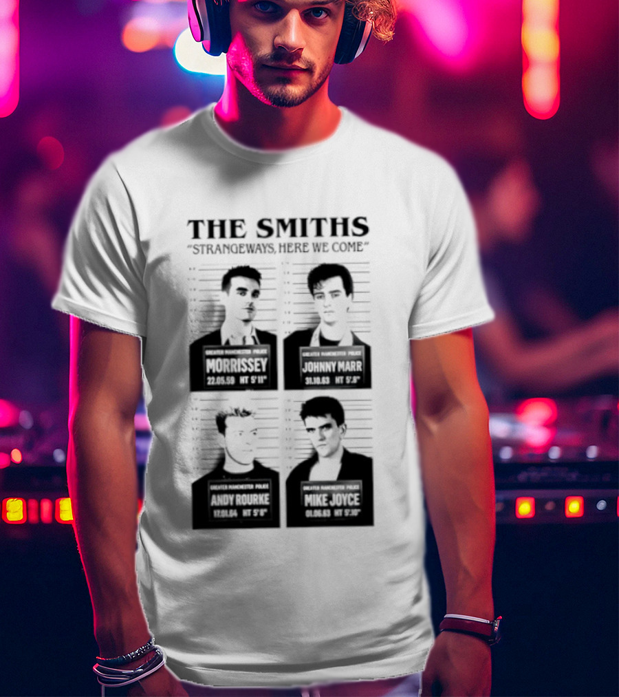 The Smiths Strangeways Here We Come Morrissey Johnny Marr Shots T-Shirt