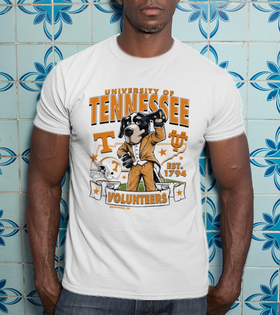 University Of Tennessee Volunteers Mascot Est 1794 Knoxville TN T-Shirt