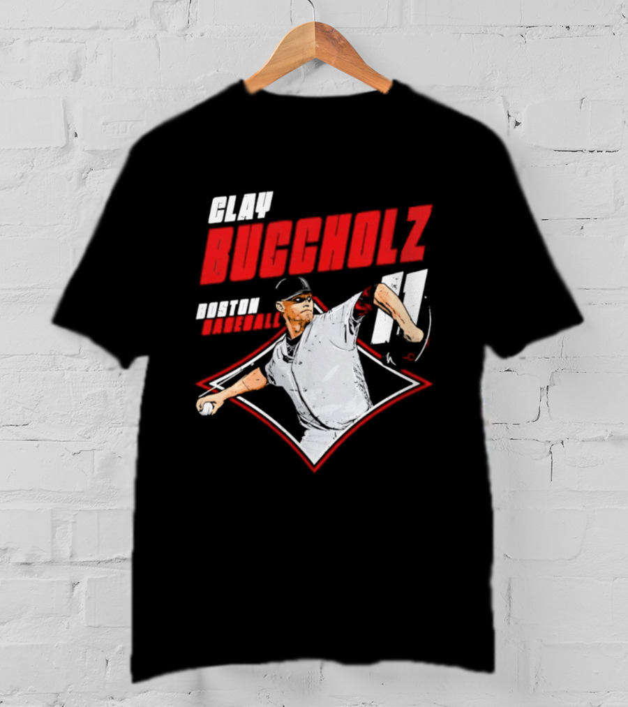 Clay Buccholz 11 Boston Red Sox Pitching Legend T-Shirt