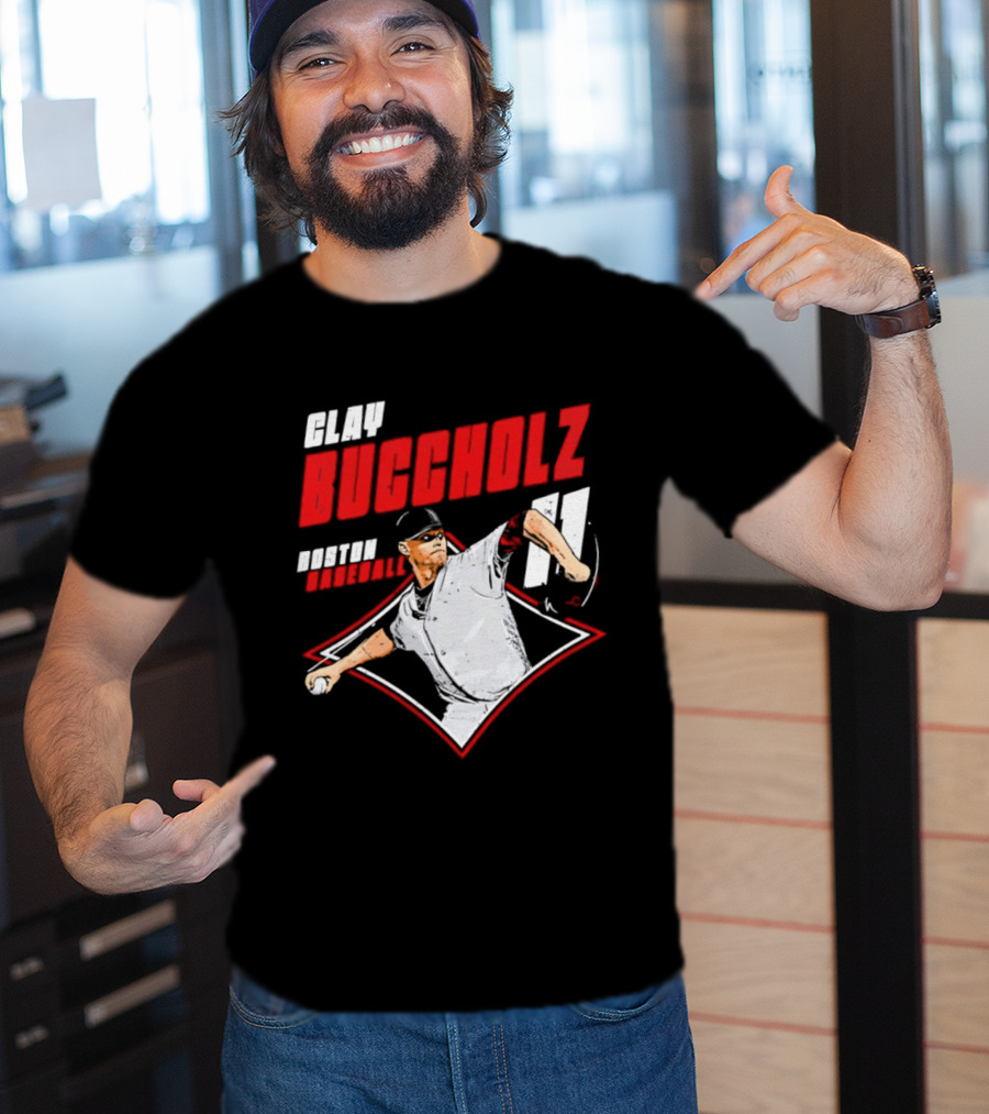 Clay Buccholz 11 Boston Red Sox Pitching Legend T-Shirt
