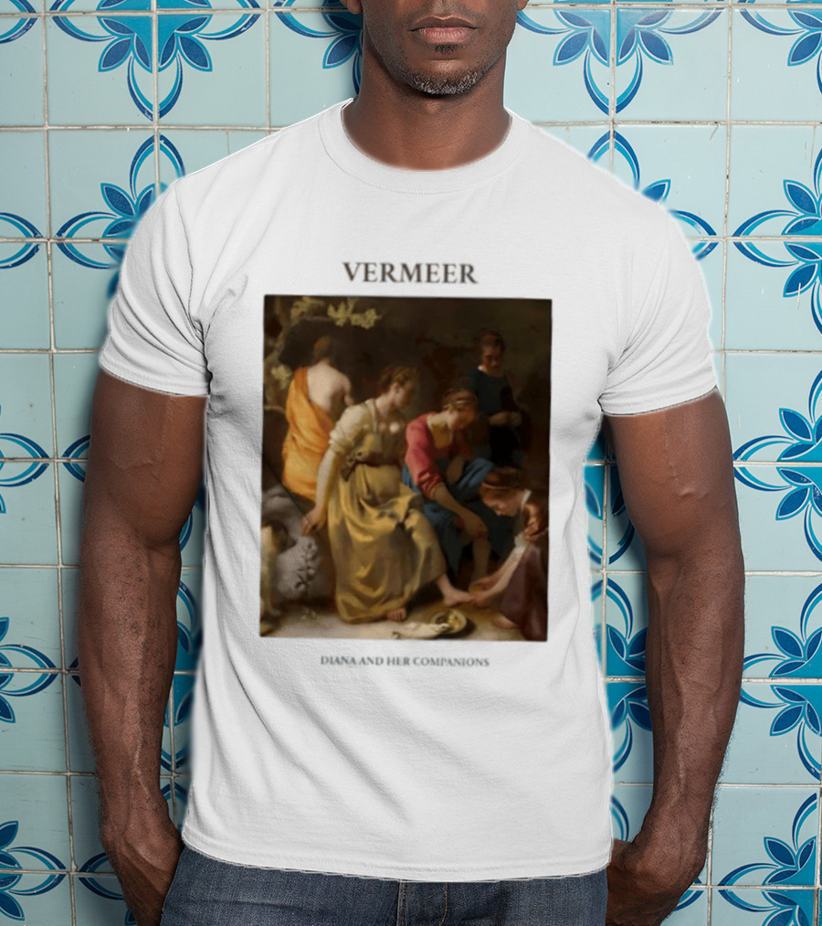 Vermeer Diana And Her Companions 1655 Gogh Company T-Shirt