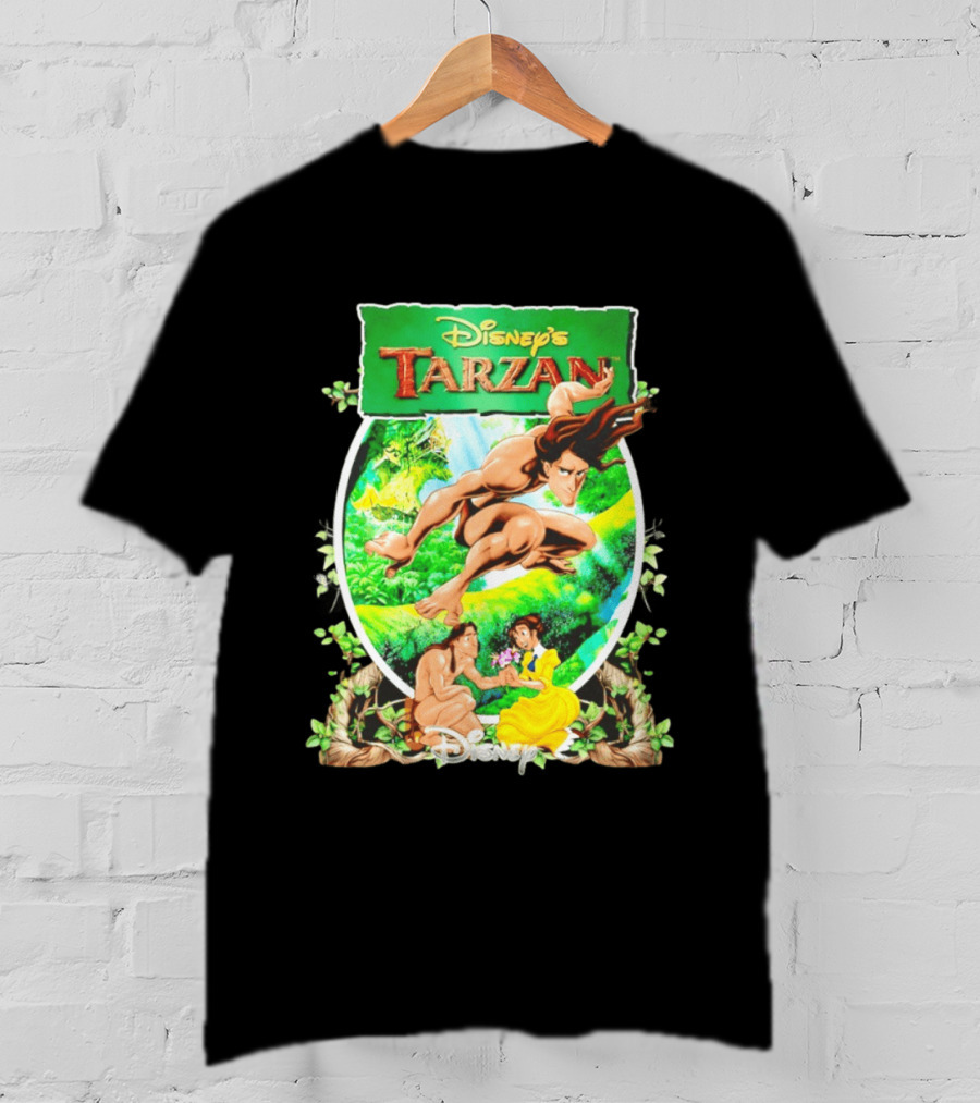 Disney's Tarzan Jungle Adventure Jane Animation Scene T-Shirt