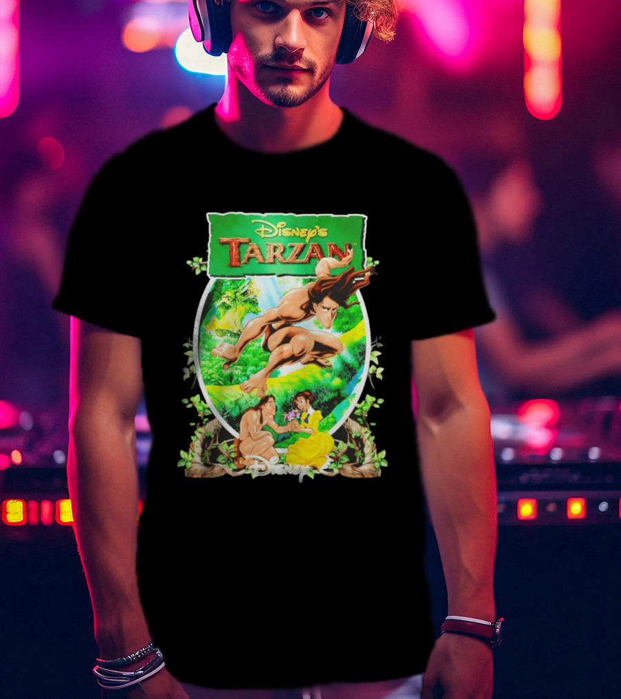 Disney's Tarzan Jungle Adventure Jane Animation Scene T-Shirt