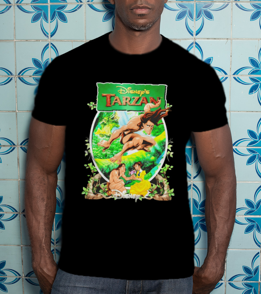 Disney's Tarzan Jungle Adventure Jane Animation Scene T-Shirt