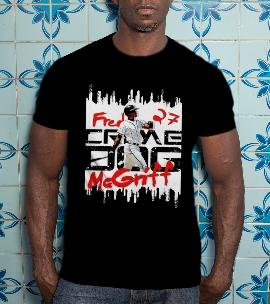 Fred McGriff 27 Atlanta Braves Baseball Player T-Shirt