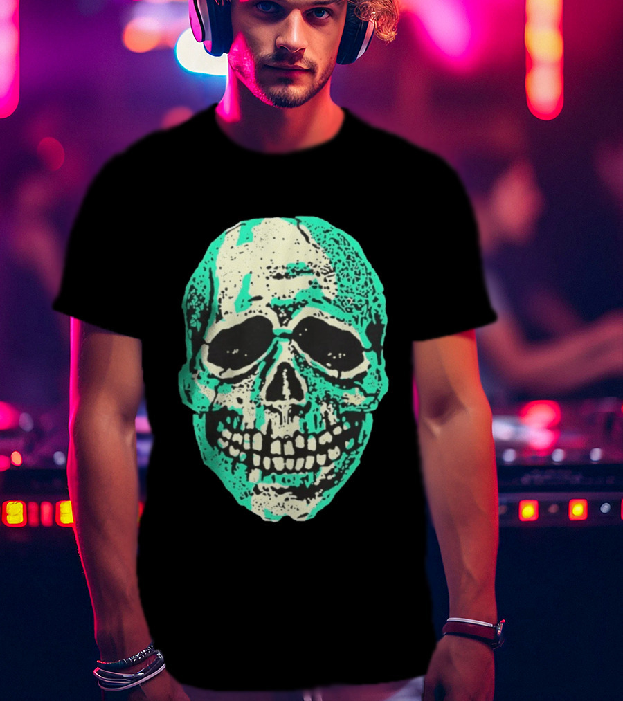 Halloween Trio Skull Spooky Gothic T-Shirt