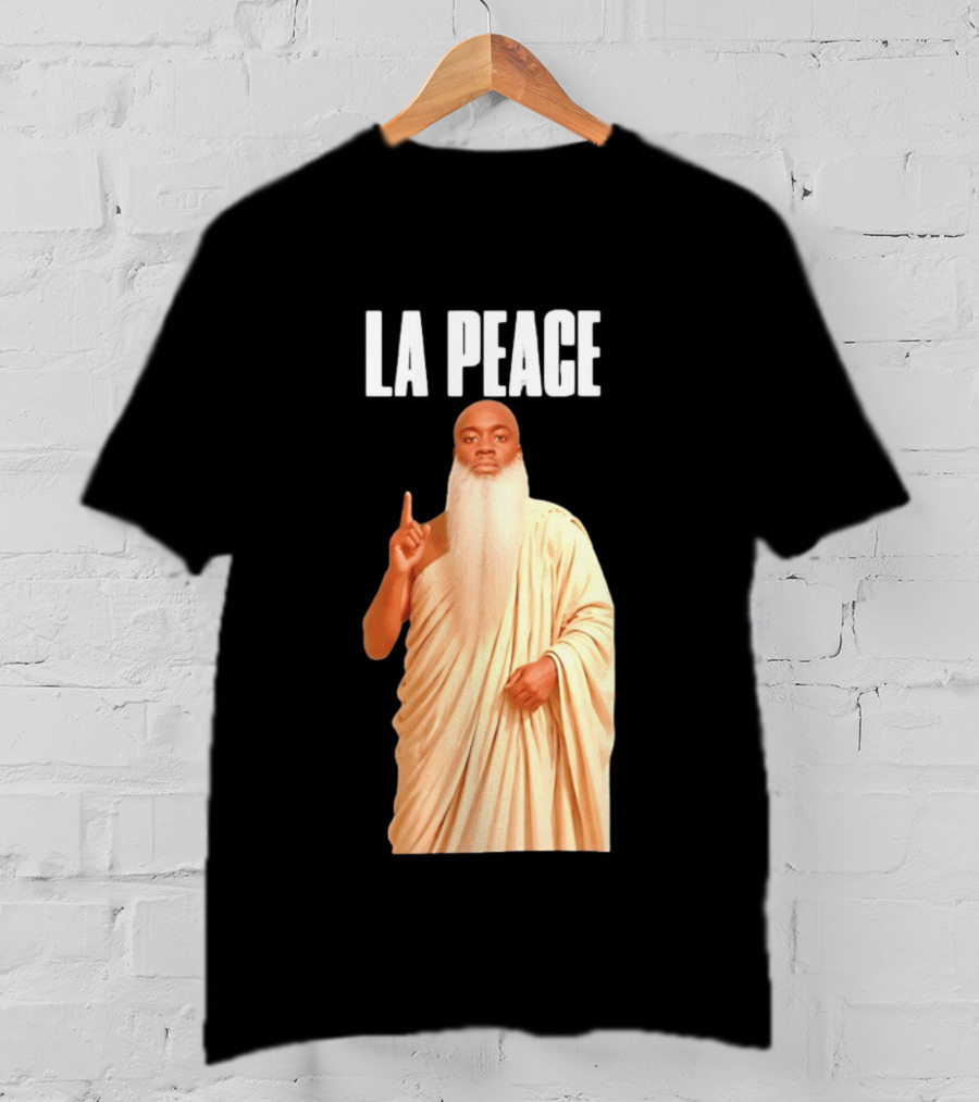 Kai Cenat La Peace Meme Togalike Robe And Beard T-Shirt