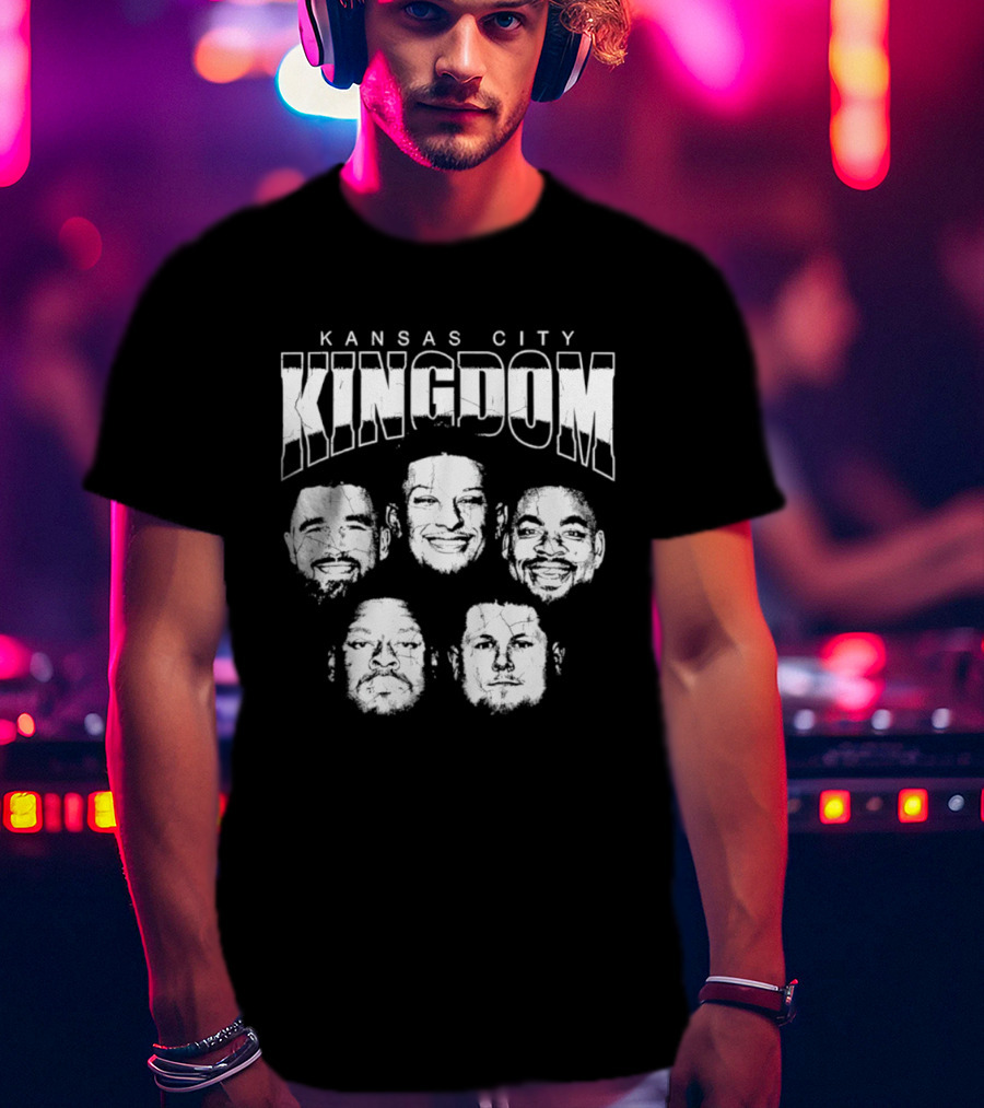 Kansas City Kingdom Travis Kelce Patrick Mahomes Chris Jones Isiah Pacheco Creed Humphrey T-Shirt