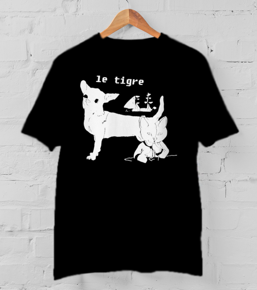 Le Tigre Chihuahua Cat Ship Kathleen Hanna T-Shirt