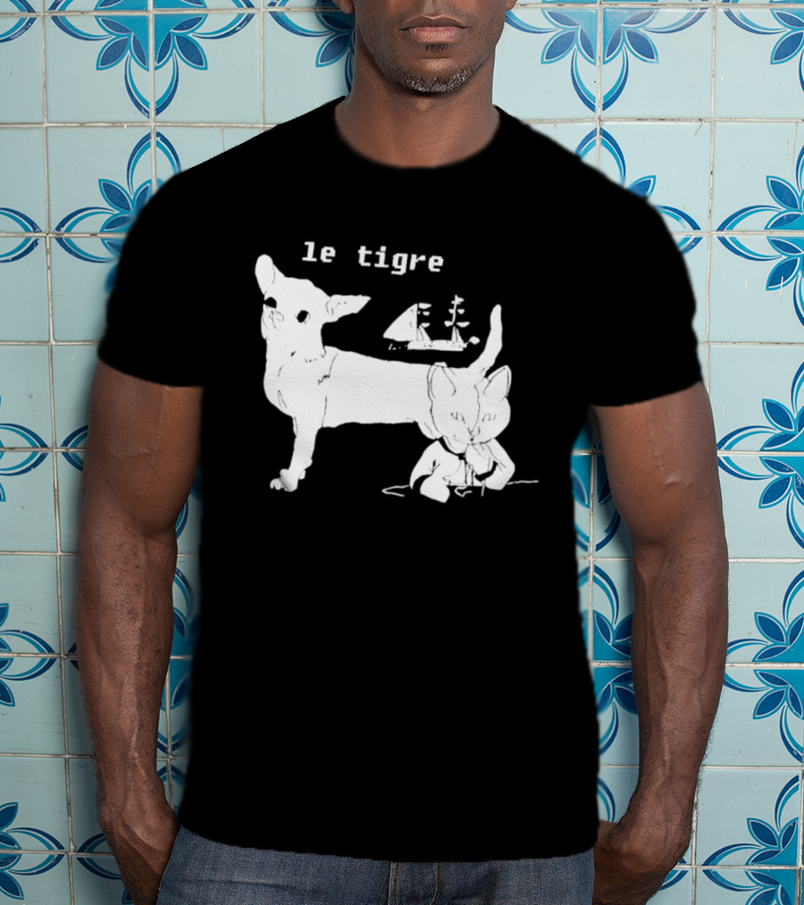 Le Tigre Chihuahua Cat Ship Kathleen Hanna T-Shirt