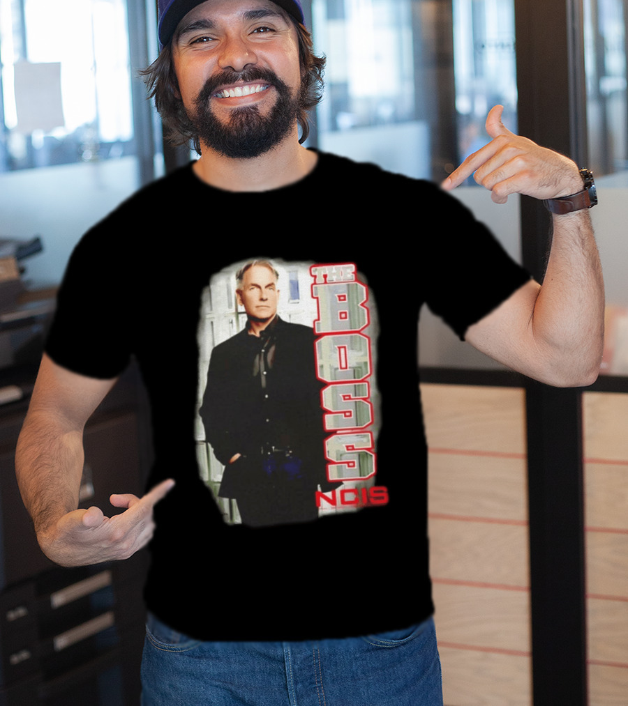 Mark Harmon The Boss NCIS Leroy Jethro Gibbs T-Shirt