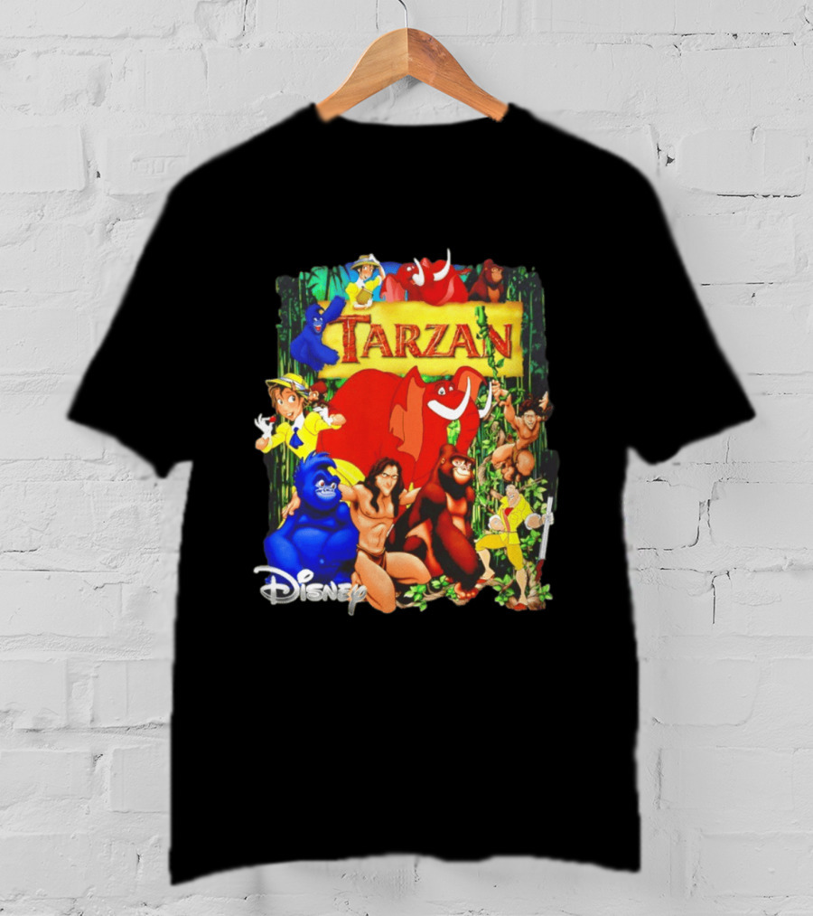 Disney Tarzan Characters Jane Porter Terk Adventure T-Shirt