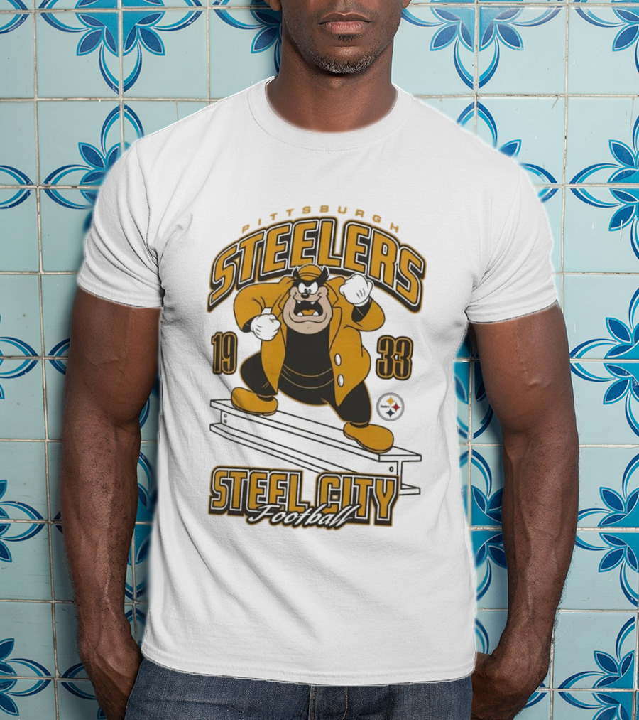 1933 Pittsburgh Steelers Steel City Football T-Shirt