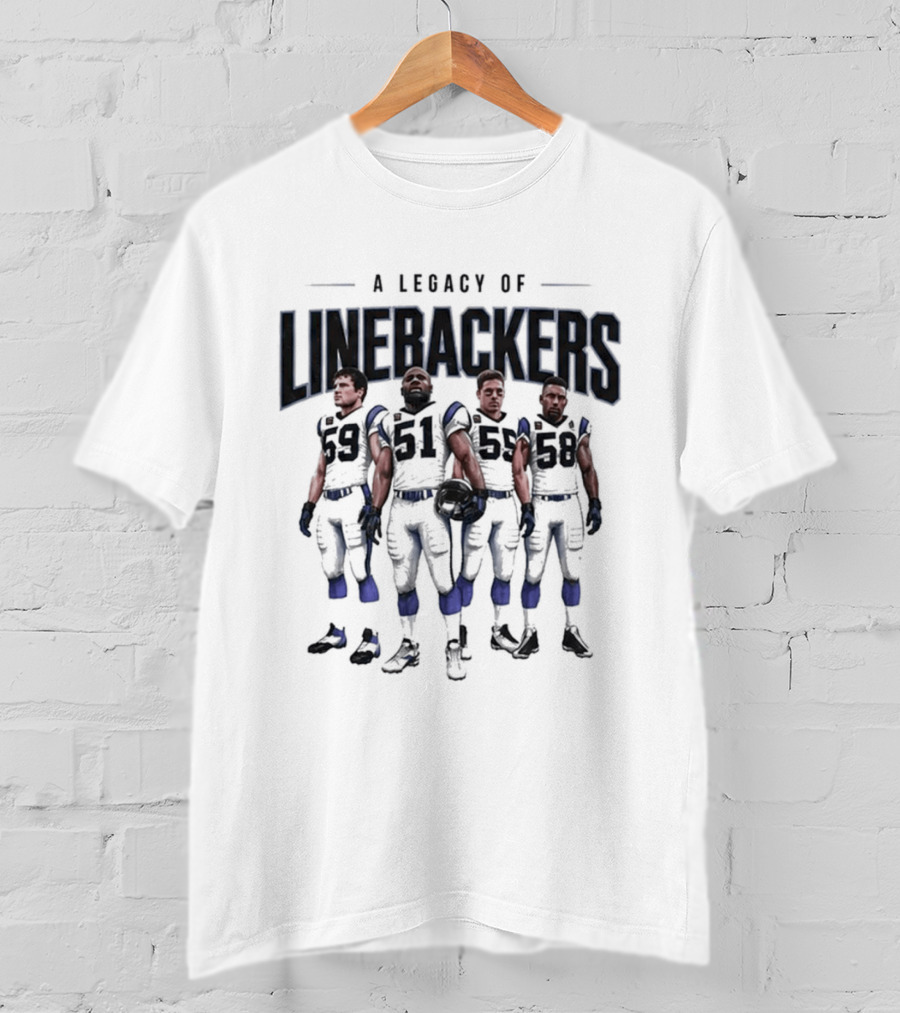 Carolina Panthers A Legacy Of Linebackers T-Shirt