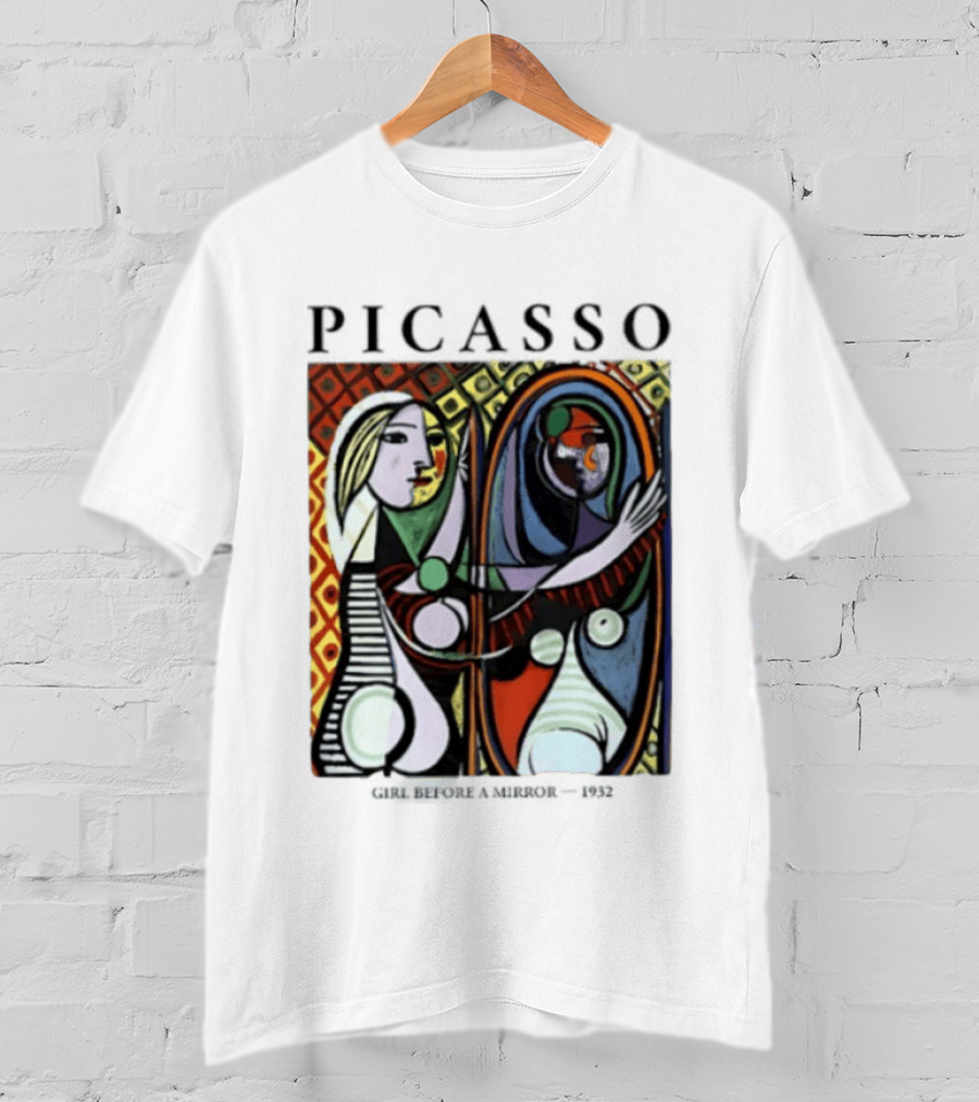Pablo Picasso Girl Before A Mirror Painting T-Shirt
