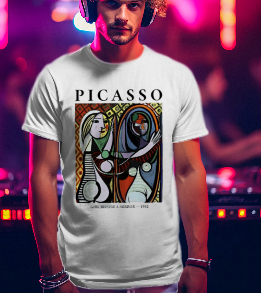 Pablo Picasso Girl Before A Mirror Painting T-Shirt