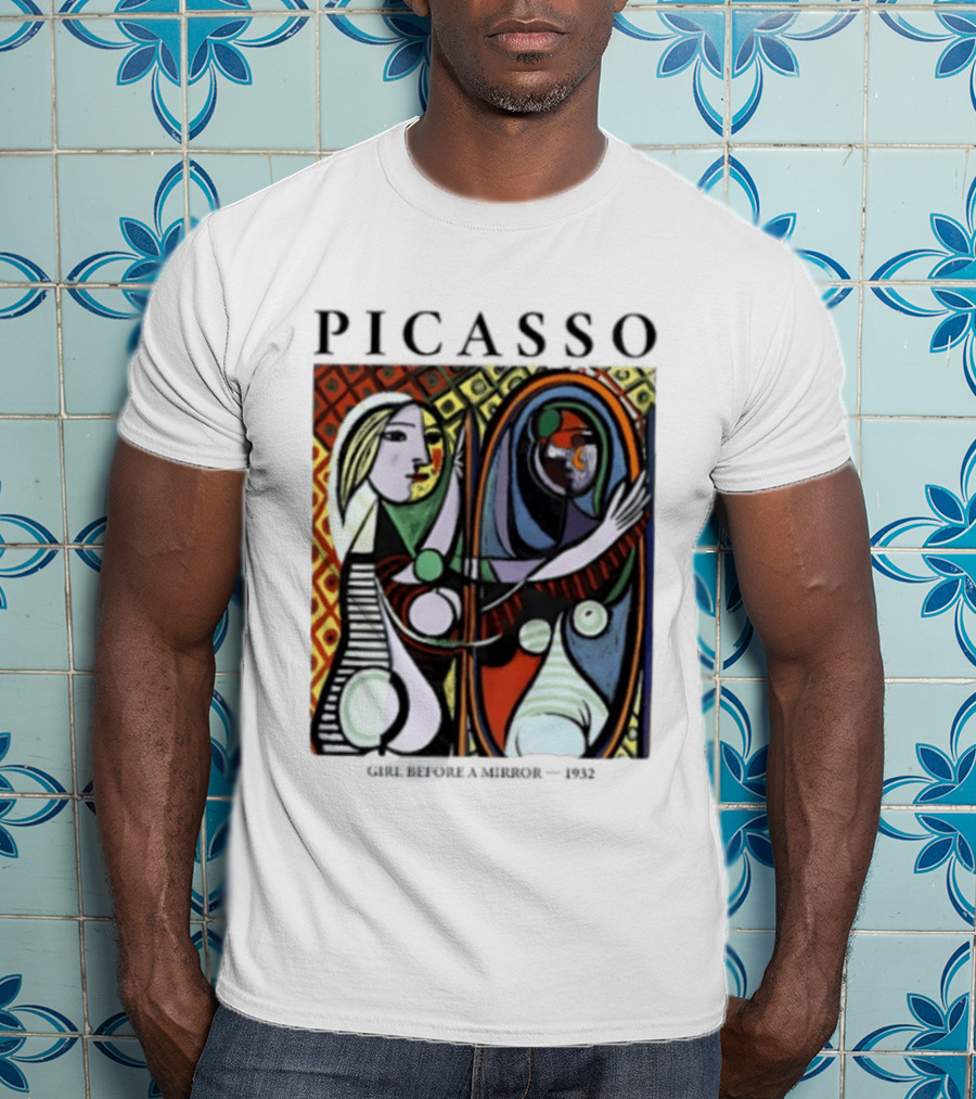 Pablo Picasso Girl Before A Mirror Painting T-Shirt