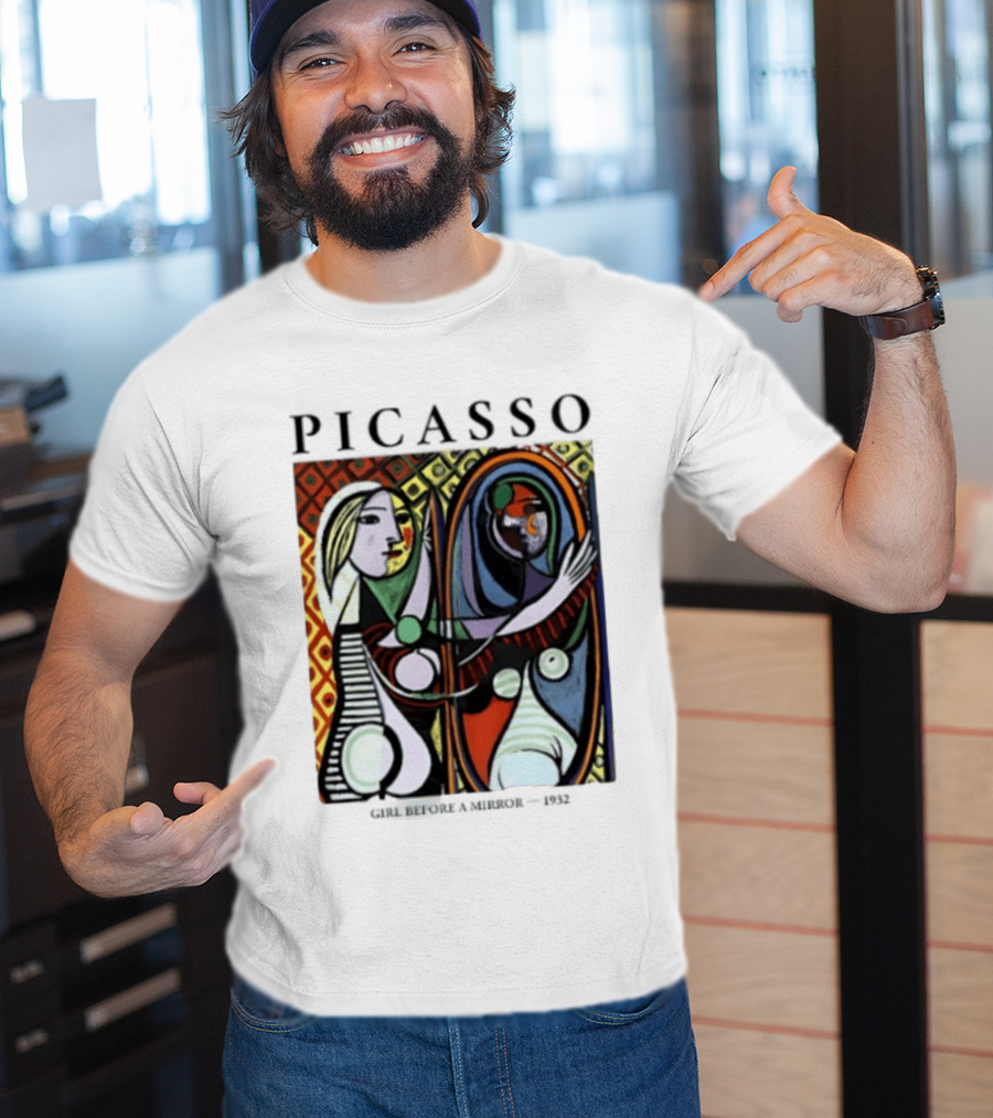 Pablo Picasso Girl Before A Mirror Painting T-Shirt
