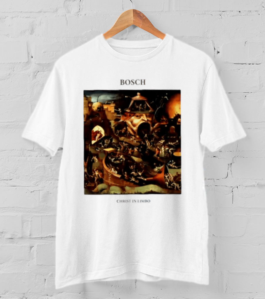 Hieronymus Bosch Christ In Limbo Medieval Painting Print T-Shirt