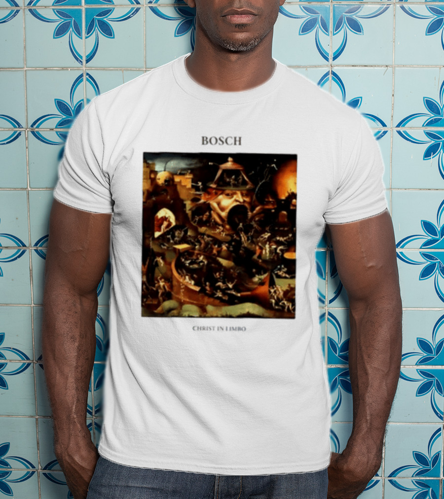 Hieronymus Bosch Christ In Limbo Medieval Painting Print T-Shirt
