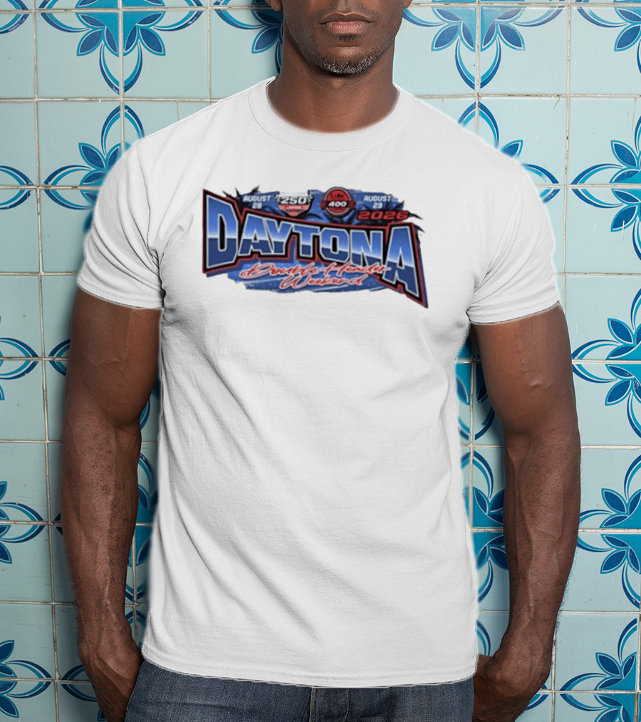 August 28 29 2026 Daytona Double Header Weekend Winn Dixie 250 And Coke 400 Racing Event T-Shirt