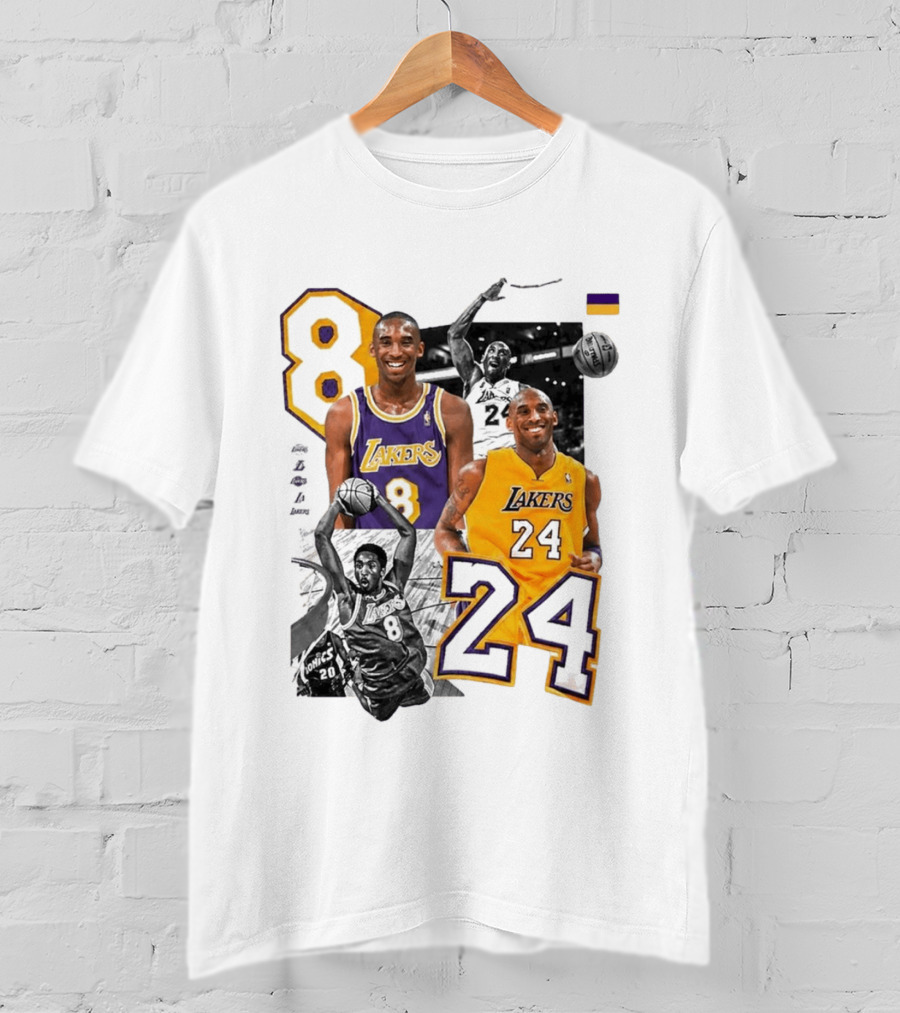 Kobe Bryant Los Angeles Lakers 8 24 Mamba Day T-Shirt