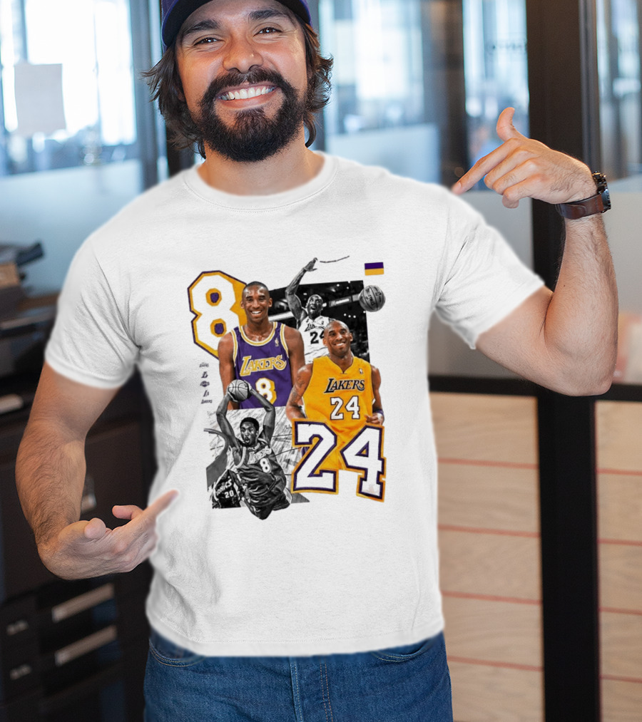 Kobe Bryant Los Angeles Lakers 8 24 Mamba Day T-Shirt