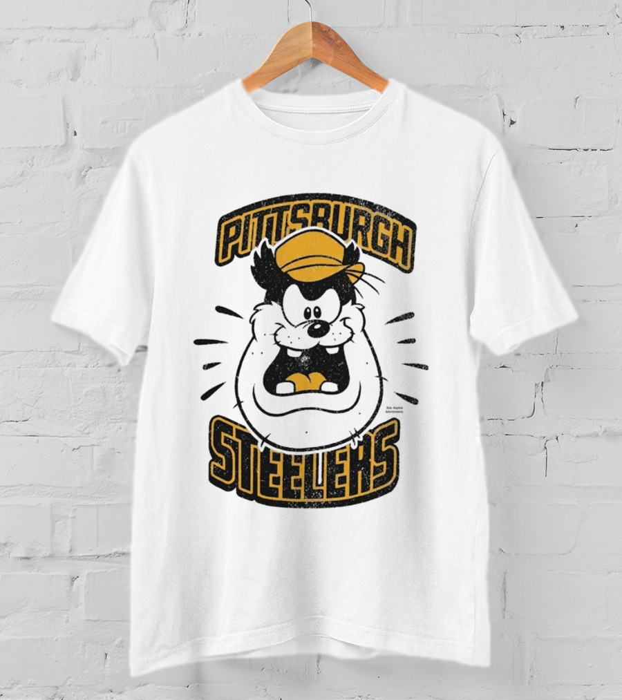 Pittsburgh Steelers Pete Character Yellow Hat T-Shirt