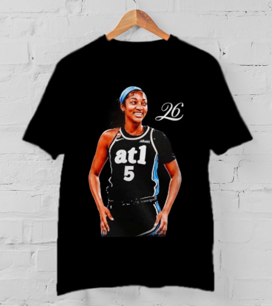Angel Reese Atlanta Dream Number 5 26 Boards T-Shirt