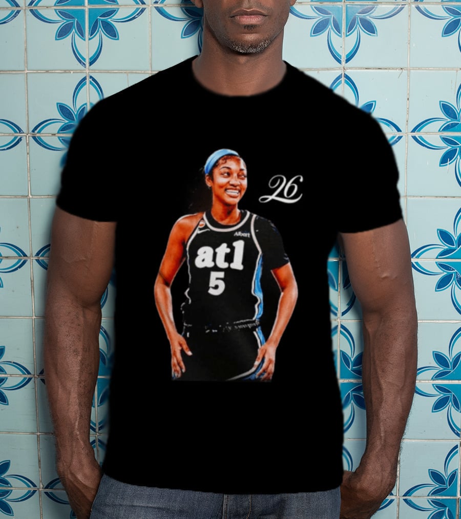 Angel Reese Atlanta Dream Number 5 26 Boards T-Shirt
