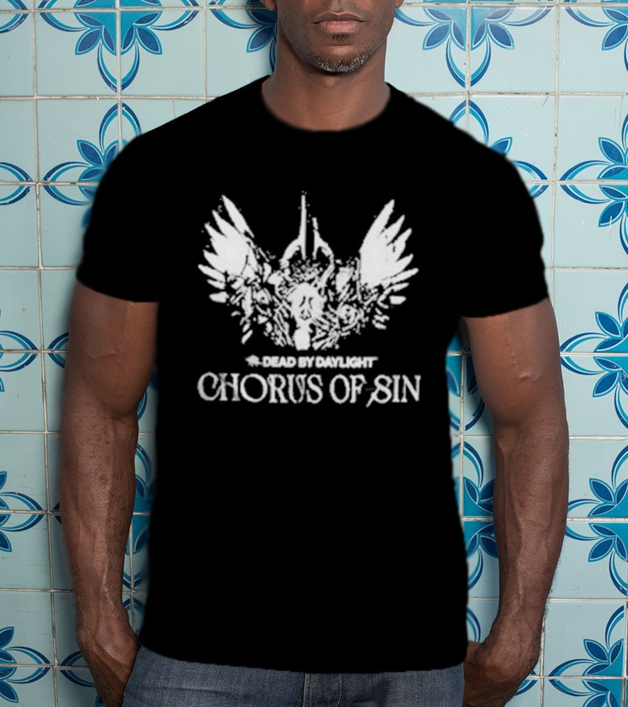 Dead By Daylight Chorus Of Sin Winged Skull T-Shirt