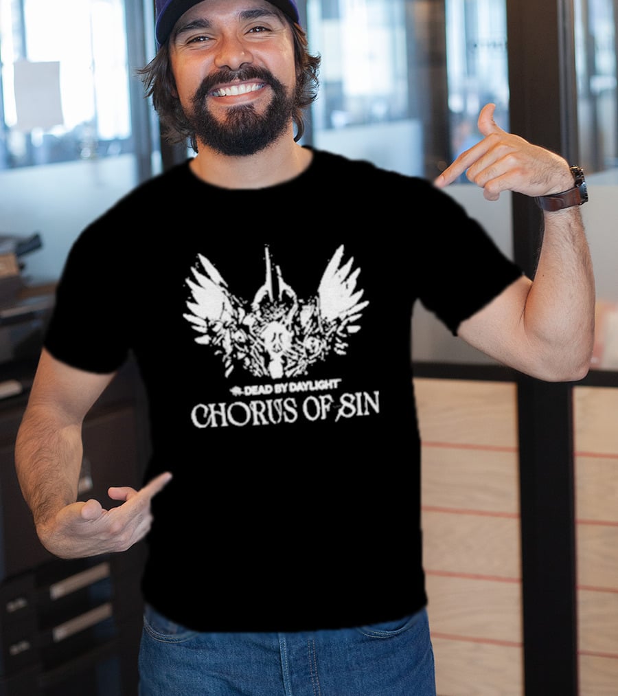 Dead By Daylight Chorus Of Sin Winged Skull T-Shirt