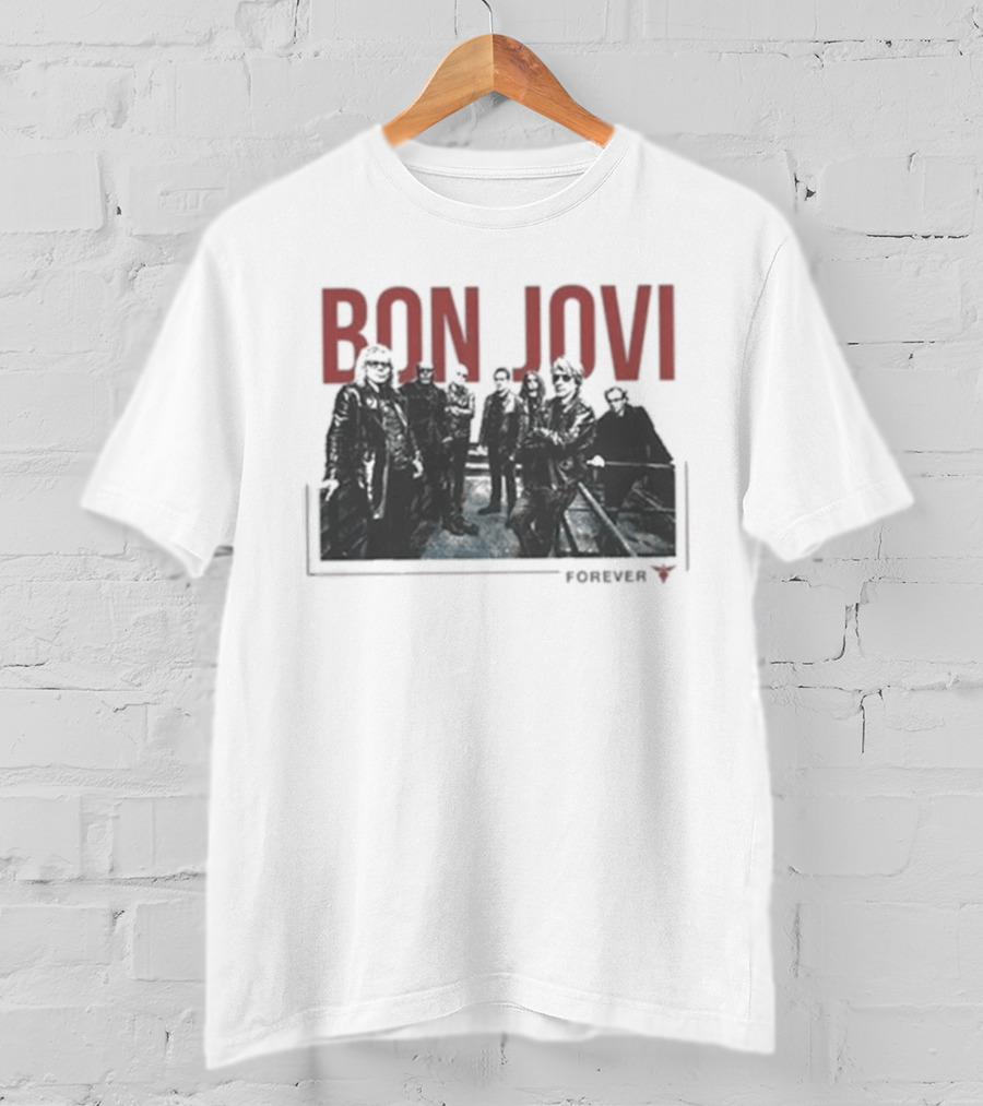 Bon Jovi Forever Band Cut Out T-Shirt