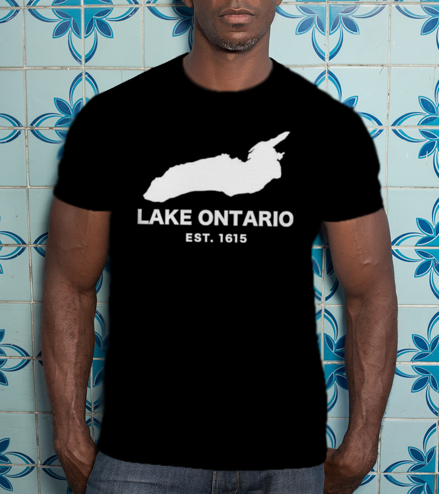 Lake Ontario Est 1615 Historical Map T-Shirt