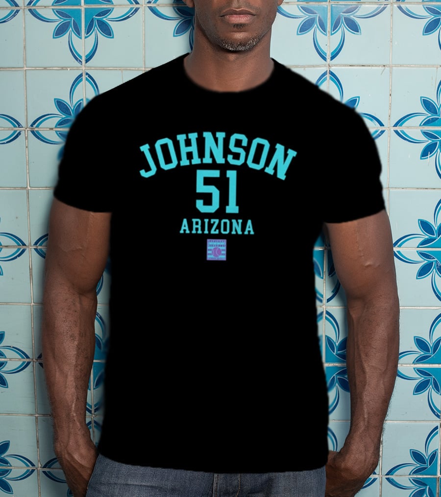 Arizona Johnson 51 October's Finest Baseball T-Shirt