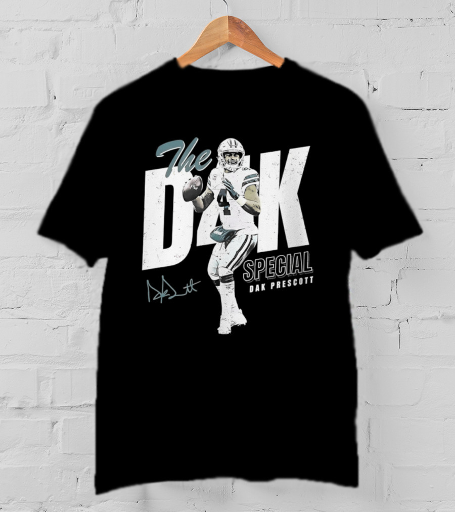 The D4k Special Dak Prescott Dallas Cowboys Football Player T-Shirt