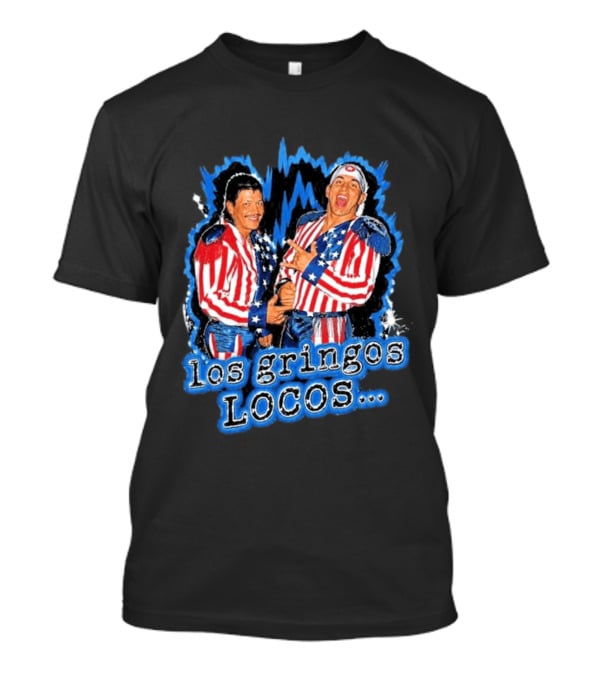 Dominik Mysterio Los Gringos Locos Red White Blue Stars And Stripes T-Shirt