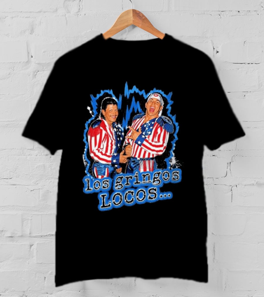 Dominik Mysterio Los Gringos Locos Red White Blue Stars And Stripes T-Shirt