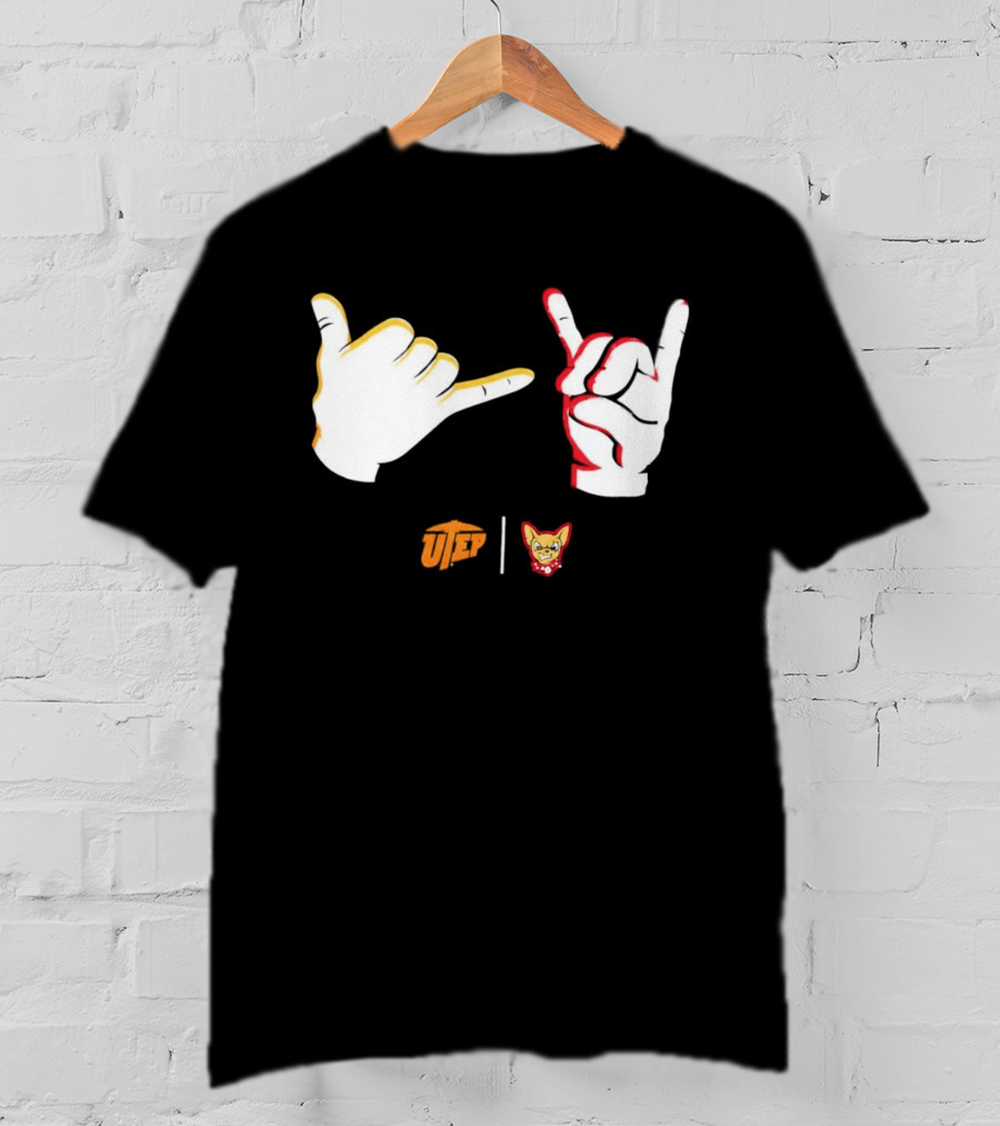 El Paso Chihuahuas Fear The Ears Hand Signs Gesture T-Shirt