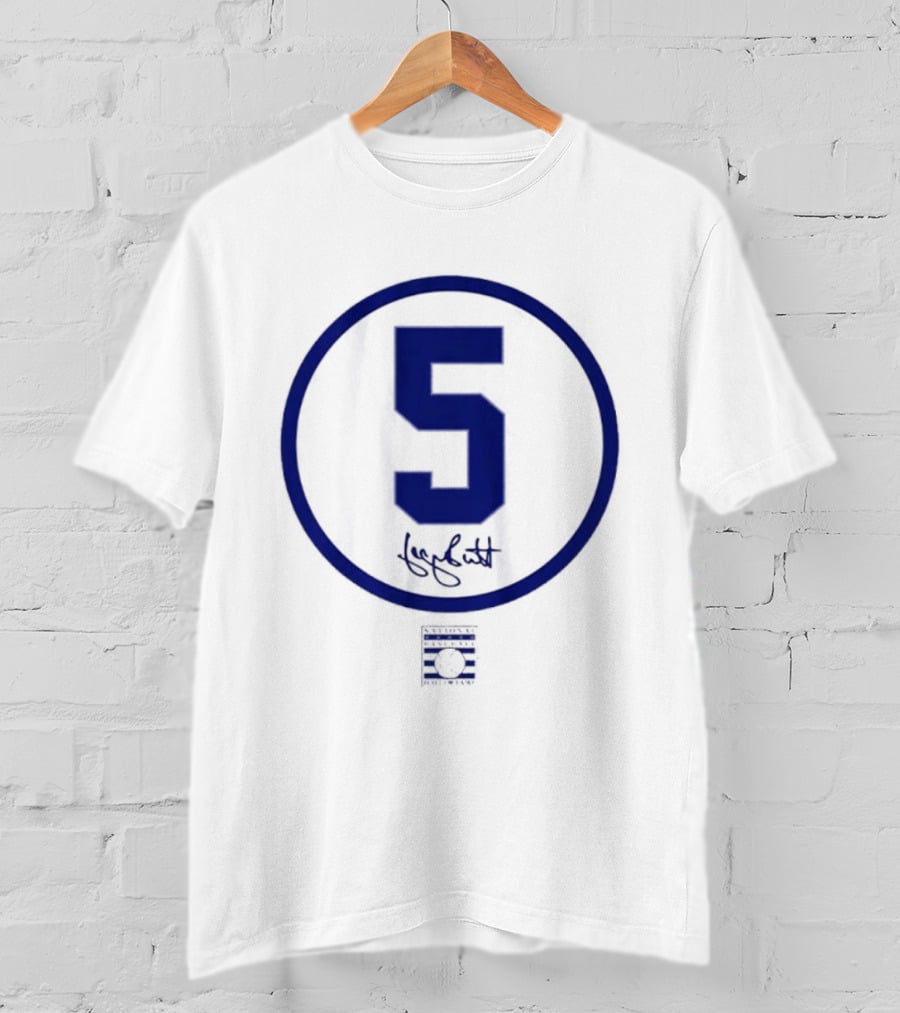 George Brett Signature Number 5 Baseball T-Shirt