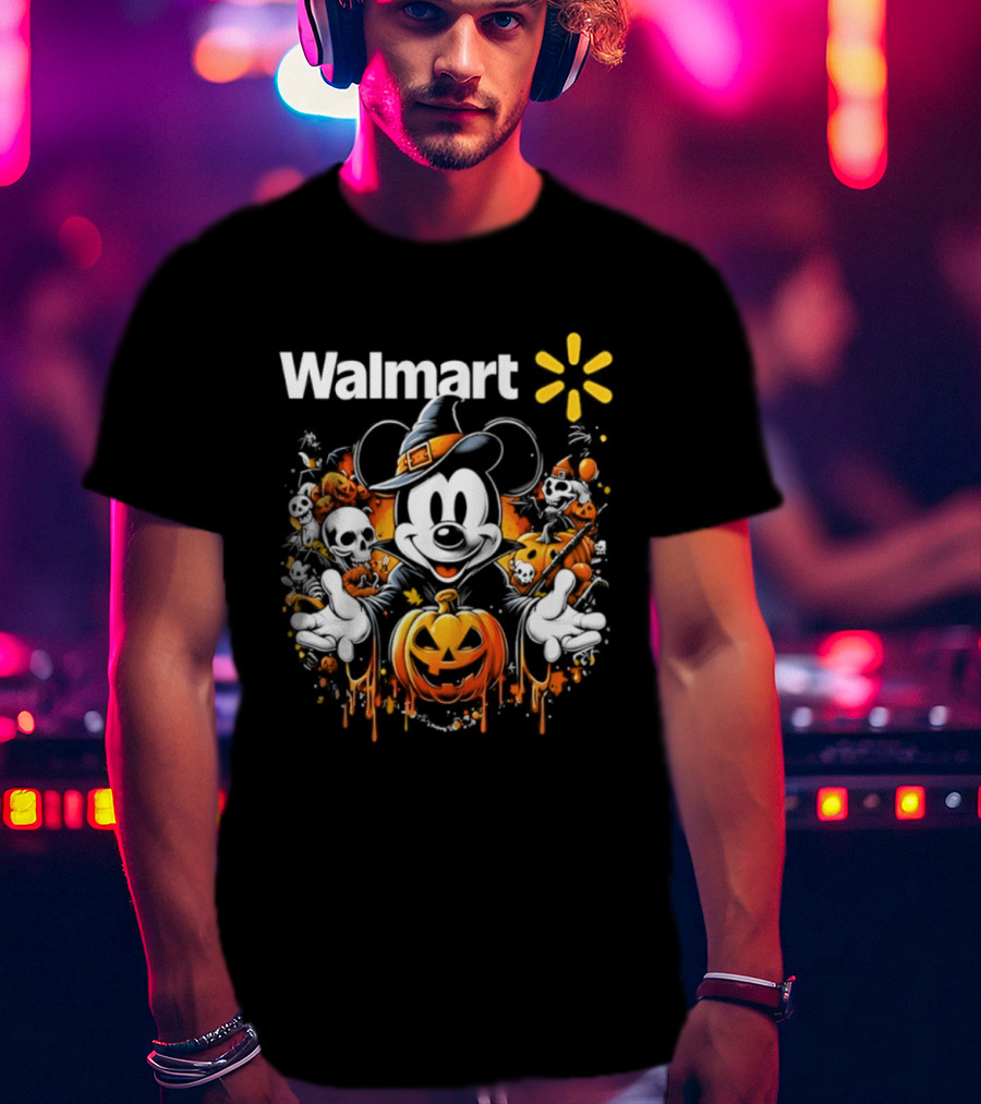 Walmart Mickey Mouse Halloween Pumpkin Magic 2026 T-Shirt
