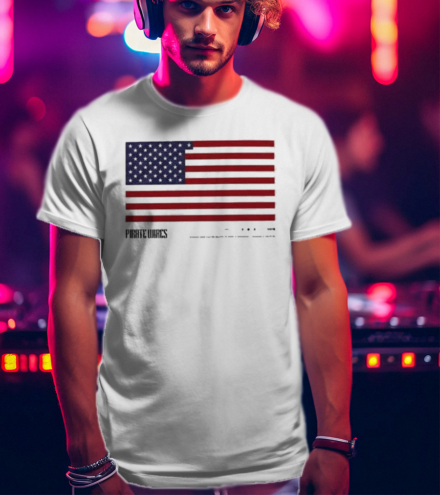 Pirate Wires Moon Should Be A State US Flag T-Shirt