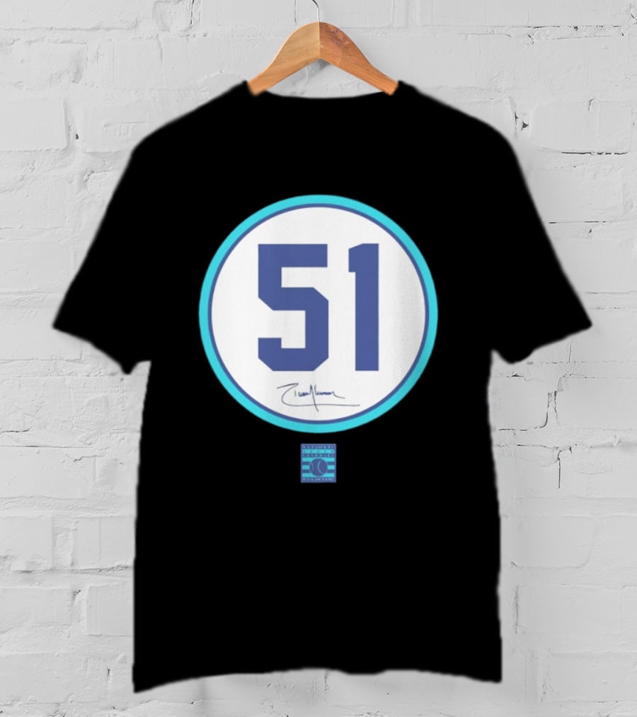 Randy Johnson Seattle Mariners 51 2015 National Baseball Hall Of Fame Induction T-Shirt