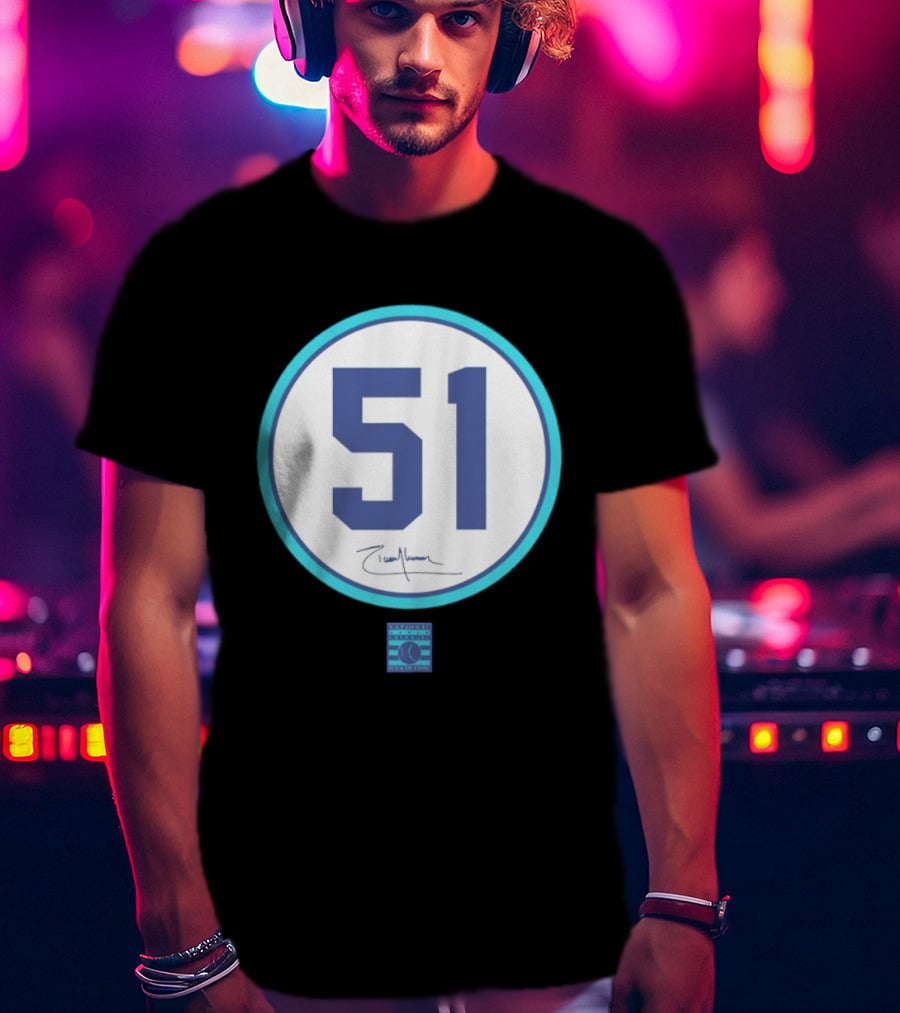 Randy Johnson Seattle Mariners 51 2015 National Baseball Hall Of Fame Induction T-Shirt