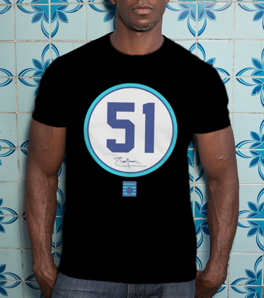 Randy Johnson Seattle Mariners 51 2015 National Baseball Hall Of Fame Induction T-Shirt