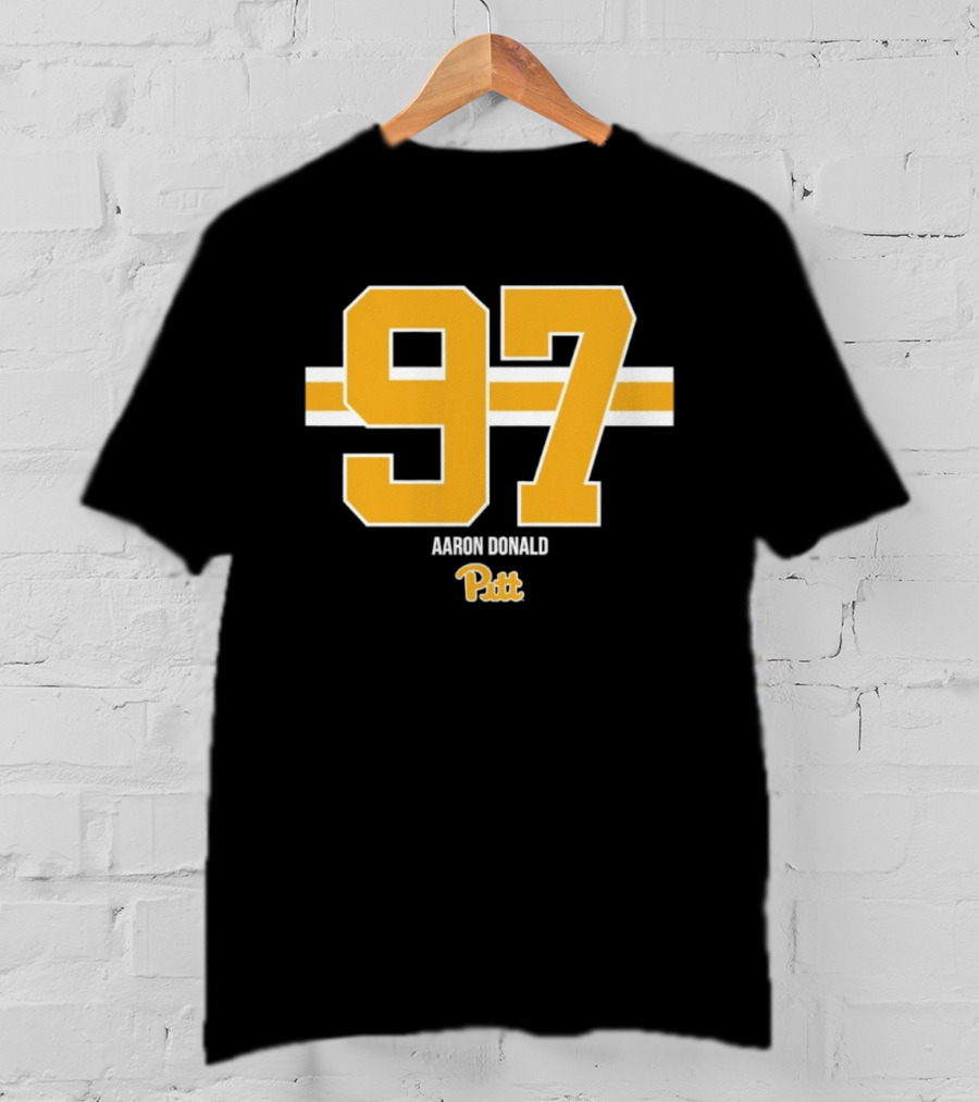 Aaron Donald 97 Pitt Panthers Football T-Shirt