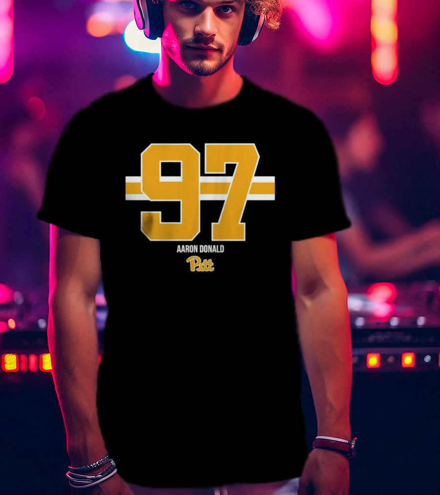 Aaron Donald 97 Pitt Panthers Football T-Shirt